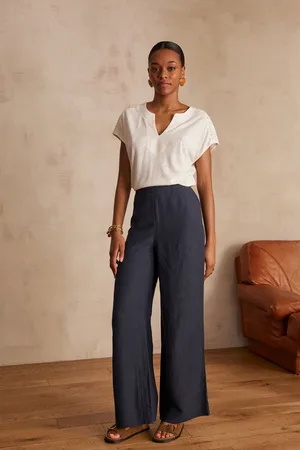 MAISON 123 Pantalón bradley de lino