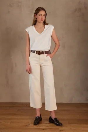MAISON 123 Pantalón selyna de denim
