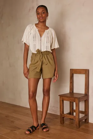 MAISON 123 Short bruce de lino