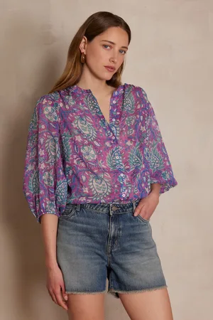 MAISON 123 Blusa phil de algodón