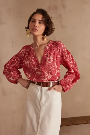 MAISON 123 Blusa prune