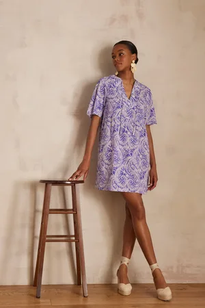 MAISON 123 Vestido limana de algodón
