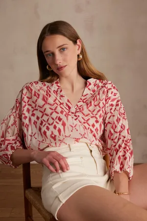 MAISON 123 Blusa sally de algodón