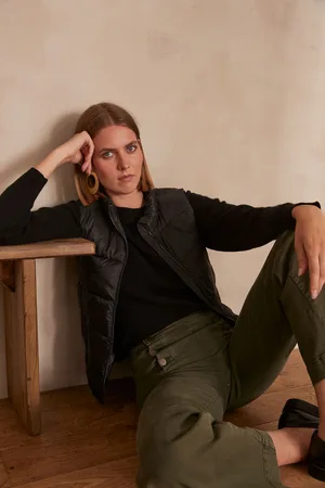 MAISON 123 Chaqueta de plumón sin mangas ali