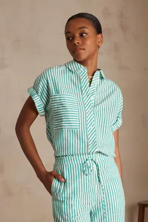 MAISON 123 Blusa phoenix de algodón