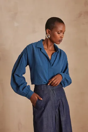 MAISON 123 Blusa bordada persee
