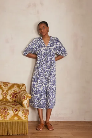 MAISON 123 Vestido loly de algodón