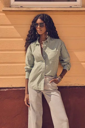 MAISON 123 Camisa preston de algodón