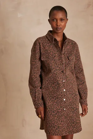 MAISON 123 Vestido leopardo mercy