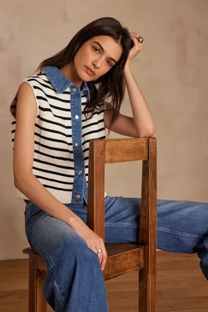 MAISON 123 Chaqueta swan 100% algodón