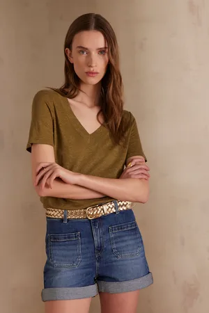 MAISON 123 Camiseta andrew 100% lino