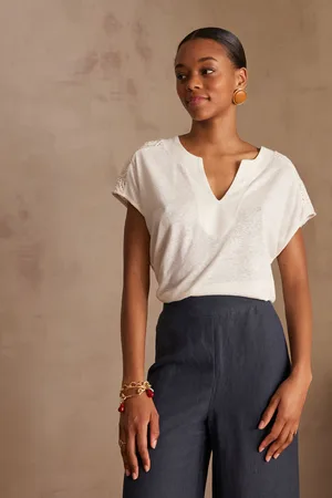 MAISON 123 Camiseta agathe de algodón