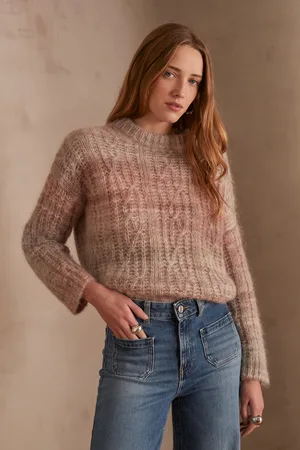 MAISON 123 Jersey de lana y alpaca savana