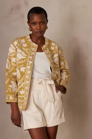 MAISON 123 Chaqueta nathalie de algodón bordado