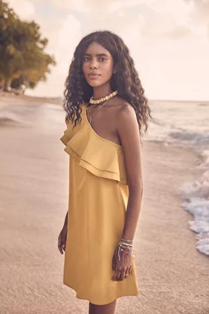 MAISON 123 Vestido lemon de algodón