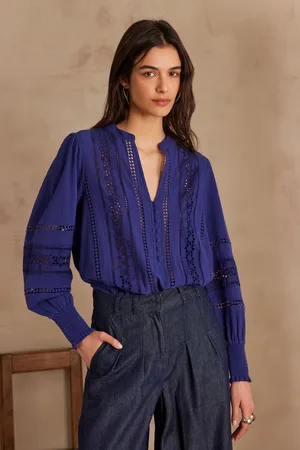 MAISON 123 Blusa bailia de algodón