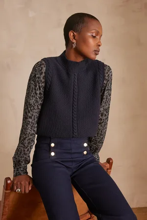 MAISON 123 Jersey sin mangas scarlet