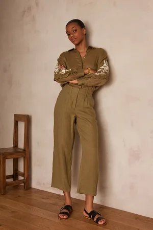 MAISON 123 Pantalón bastien de lino