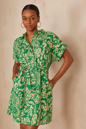 MAISON 123 Vestido camisero louisiana de lino