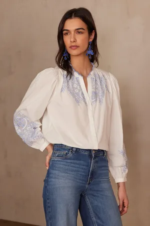 MAISON 123 Blusa praline 100% algodón
