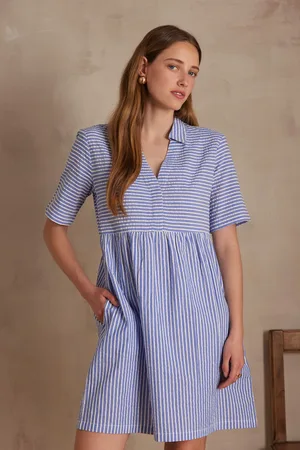 MAISON 123 Vestido gemina de algodón