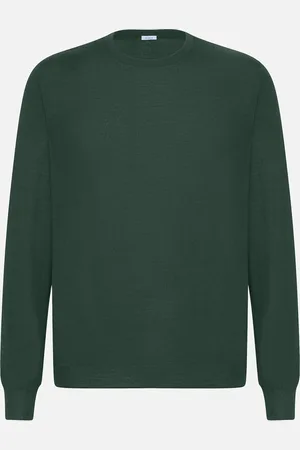 Malo Jersey de cuello redondo en lana virgen