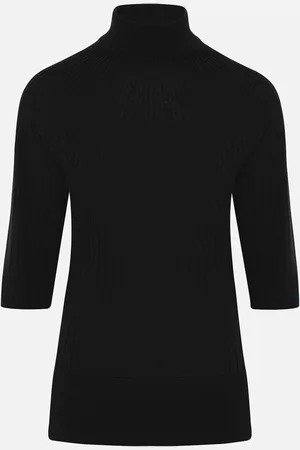 Malo Jersey de cuello chimenea en lana virgen orgánica