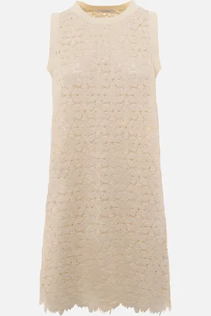 Malo Vestido de algodón macramé