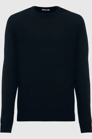 Malo Polo de cuello redondo en cachemira y seda
