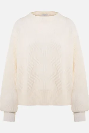 Malo Jersey de cuello redondo de mezcla de lana virgen