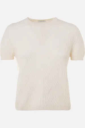 Malo Jersey de cuello redondo de mezcla de lana virgen