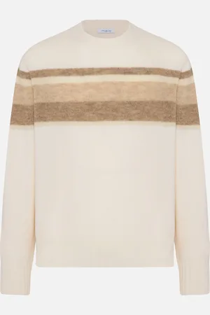 Malo Jersey de cuello redondo de cachemir, alpaca, seda y lana