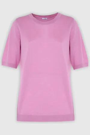 Malo Jersey de cuello redondo de cachemir y seda