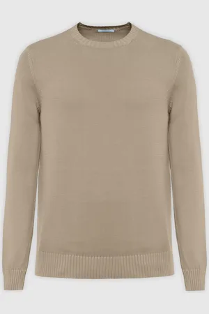 Malo Jersey de cuello redondo de algodón