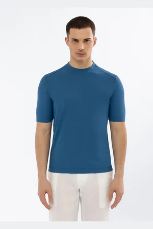 Malo Jersey de cuello redondo de algodón y lino