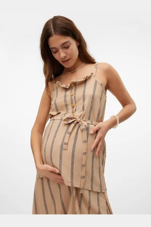 Mama;licious Tops Corte Regular Cuello Cuadrado