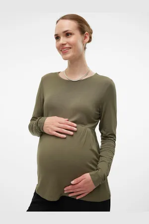 Mama;licious Tops Corte Regular Cuello Redondo