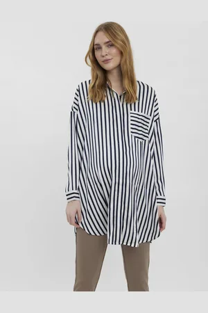 Mama;licious Tops Corte Regular Cuello De Camisa