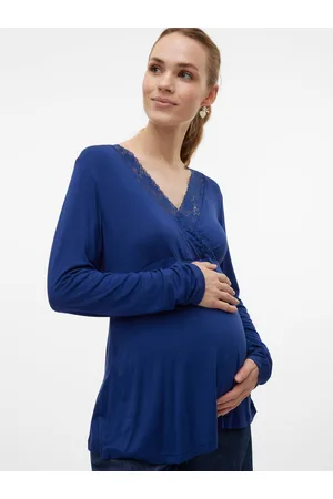 Mama;licious Tops Corte Regular Cuello En V