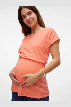 Mama;licious Tops Corte Regular Cuello Redondo