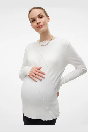 Mama;licious Tops Corte Regular Cuello Redondo