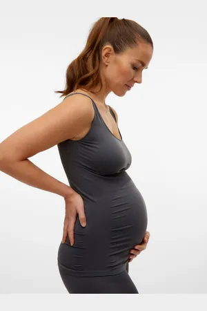 Mama;licious Camisetas De Tirantes Corte Bodycon Cuello En U