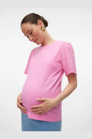Mama;licious Tops Corte Regular Cuello Redondo