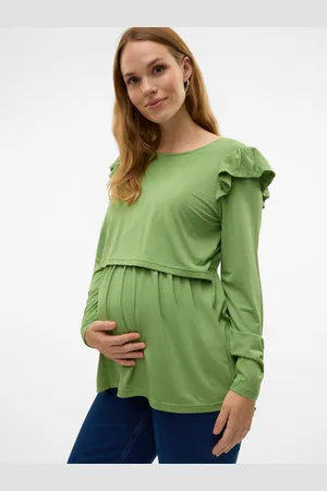 Mama;licious Tops Corte Regular Cuello Redondo