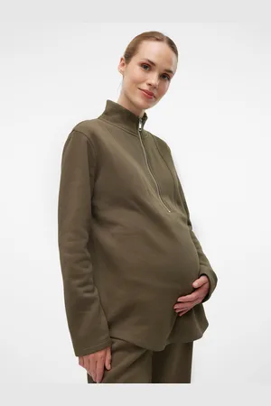 Mama;licious Sudadera Corte Loose Cuello Redondo