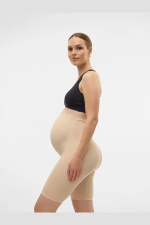 Mama;licious Shorts Corte Tight Tiro Alto