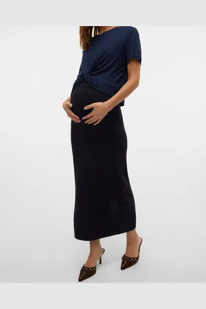 Mama;licious Falda Midi Cintura Alta