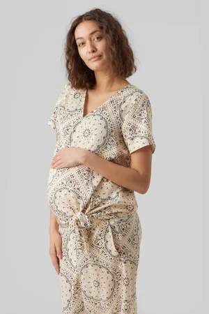 Mama;licious Tops Corte Regular Cuello De Camisa