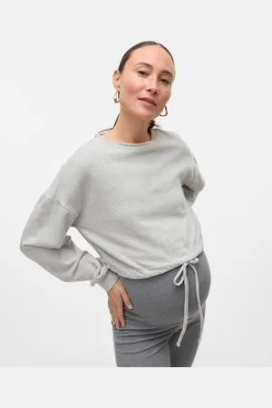 Mama;licious Sudadera Corte Regular Cuello Redondo