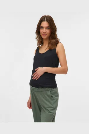Mama;licious Tops Corte Regular Cuello Redondo